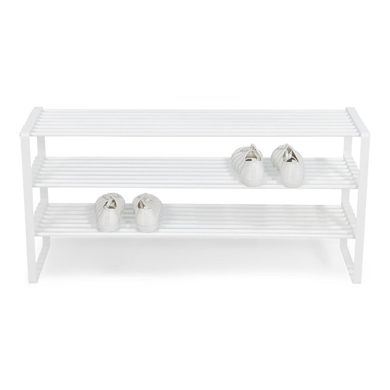 Schoenenrek REX SR 2 100cm Staal Wit 100x29x48.5cm-Schoenenrekken-Spinder