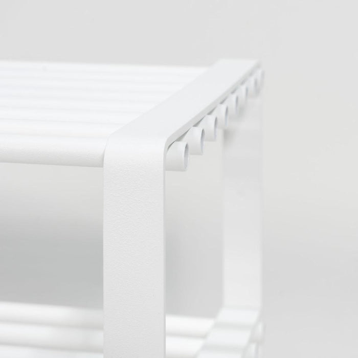 Schoenenrek REX SR 2 - 100cm Staal Wit 100x29x48.5cm-Schoenenrekken-Spinder