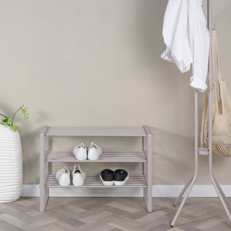 Schoenenrek REX SR 2 Staal Silky Taupe 70x29x48.5cm-Schoenenrekken-Spinder