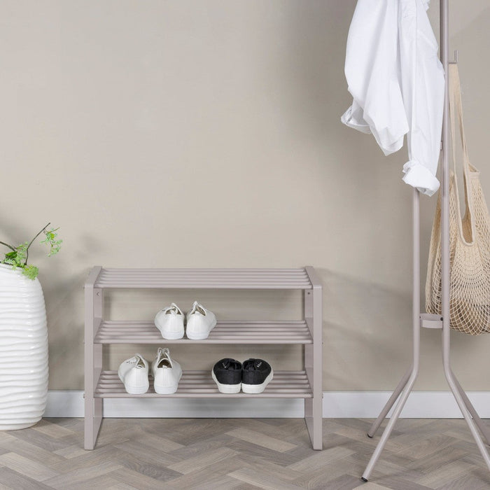 Schoenenrek REX SR 2 Staal Silky Taupe 70x29x48.5cm-Schoenenrekken-Spinder