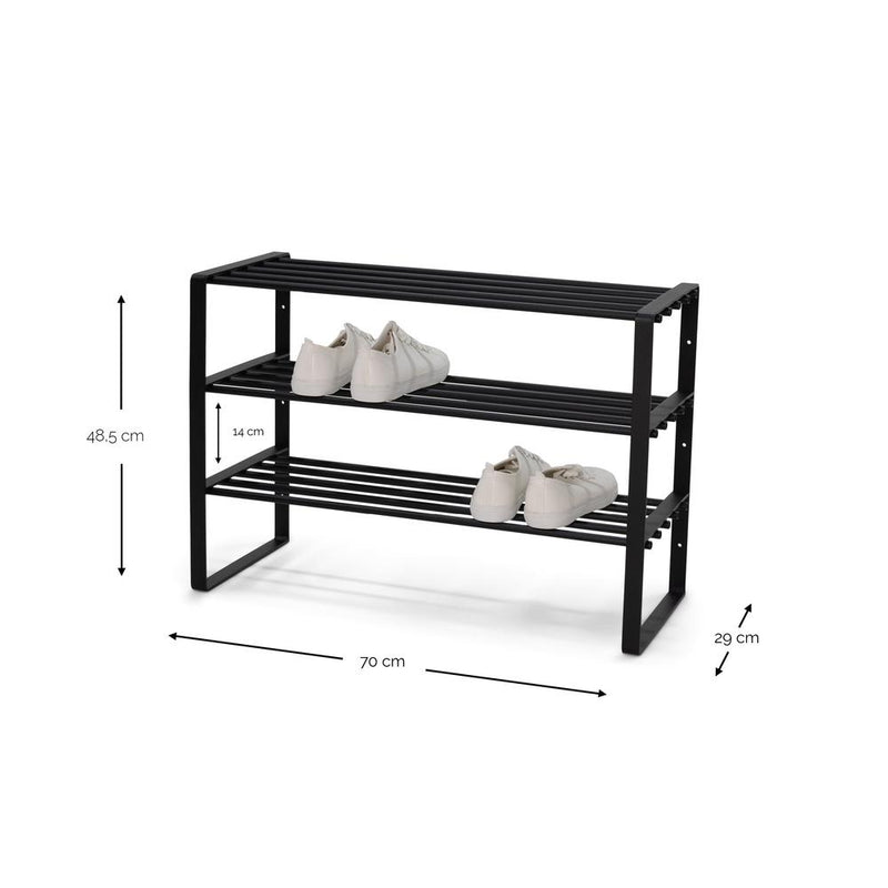 Schoenenrek REX SR 2 Staal Wit 70x29x48.5cm Spinder Design-Schoenenrekken-Spinder