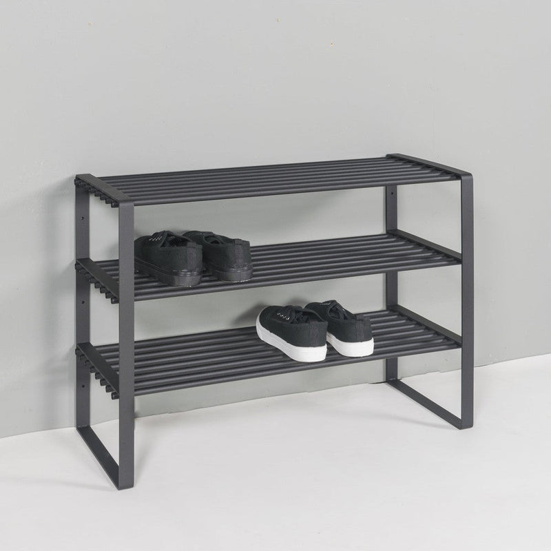Schoenenrek REX SR 2 Staal Zwart 70x29x48.5cm Spinder Design-Schoenenrekken-Spinder