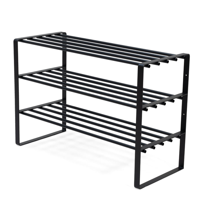 Schoenenrek REX SR 2 Staal Zwart 70x29x48.5cm Spinder Design-Schoenenrekken-Spinder