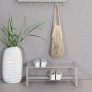 Schoenenrek REX Staal Silky Taupe 70x29x27cm Spinder Design-Schoenenrekken-Spinder