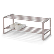 Schoenenrek REX Staal Silky Taupe 70x29x27cm Spinder Design-Schoenenrekken-Spinder