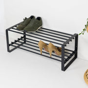 Schoenenrek REX Staal Zwart 70x29x27cm Spinder Design-Schoenenrekken-Spinder