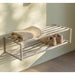 Schoenenrek SCHOOL 80 Staal Silky Taupe 78x30.5x20.5cm-Schoenenrekken-Spinder