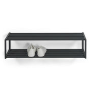 Schoenenrek SCHOOL 80 Staal Zwart 78x30.5x20.5cm Spinder Design-Schoenenrekken-Spinder