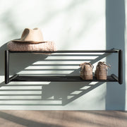 Schoenenrek SOENZ Staal Zwart 80x33.5x23cm Spinder Design-Schoenenrekken-Spinder