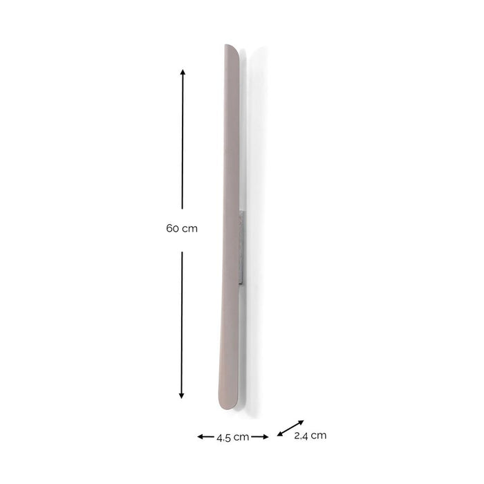 Schoenlepel DON Staal Silky Taupe White Sand 2.4x4.5x60cm-Schoenenrekken-Spinder