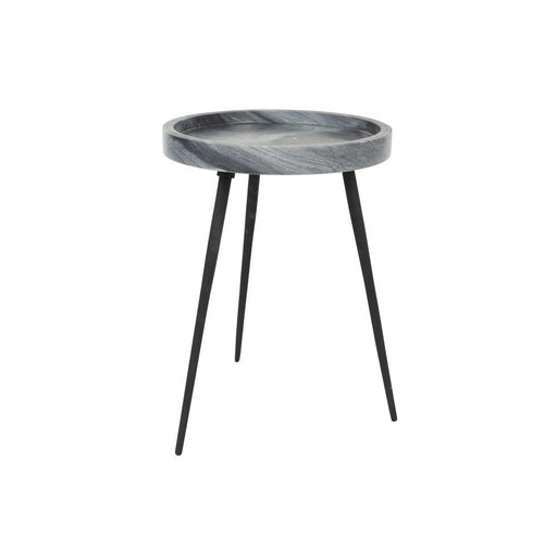 Side Table Karrara| Grey | Marbel | 33x33x45-Bijzettafels-Creating Home