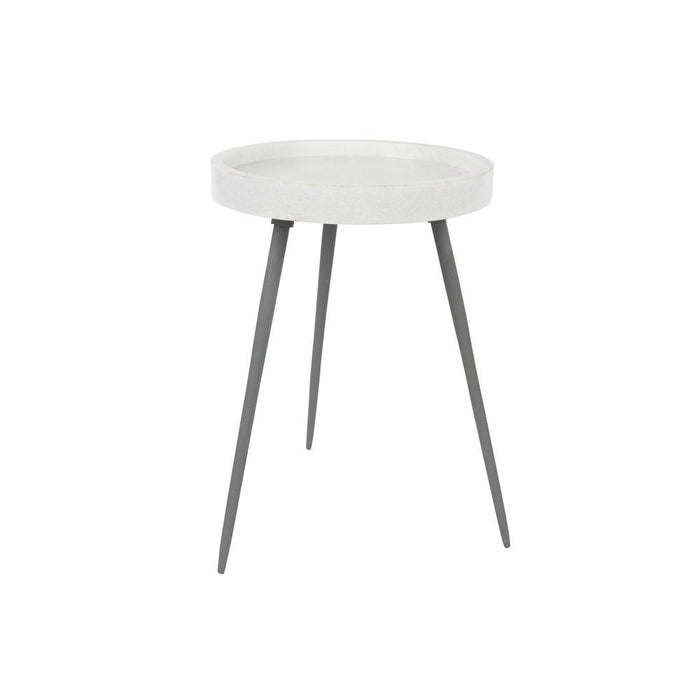 Side Table Karrara | White | Marble | 33x33x45-Bijzettafels-Creating Home