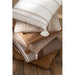 Sierkussen Bruin Leer 45 cm - Leer,polyester-Kussens-J-Line
