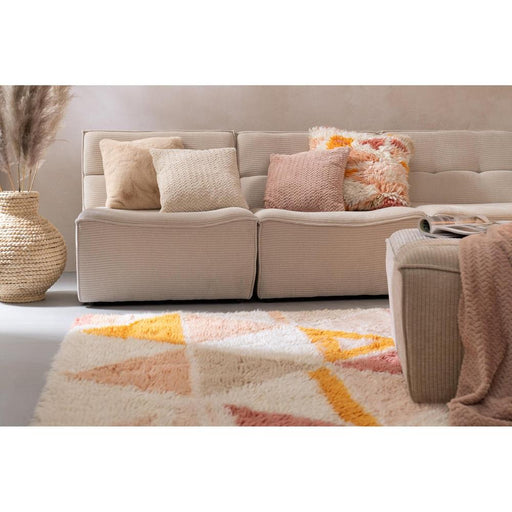 Sierkussen Geometric Wool Multicolored-Kussens-J-Line