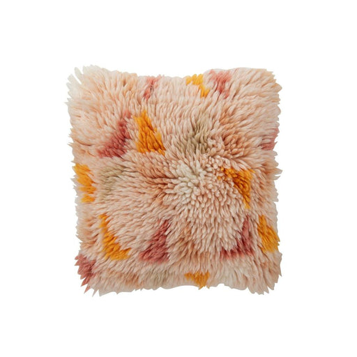 Sierkussen Geometric Wool Multicolored-Kussens-J-Line