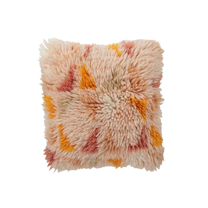 Sierkussen Geometric Wool Multicolored-Kussens-J-Line