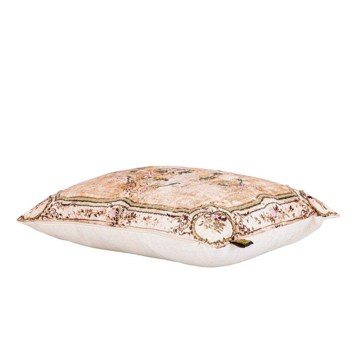 Sierkussen Khatie Katoen Bruin Embroider-Kussens-PTMD