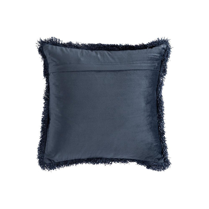 Sierkussen Nous Stof Blauw 3x45 cm Vierkant-PTMD