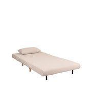 Slaapbank Single Naturel Boucle Single | Naturel Poot-Slaapbanken-LABEL51