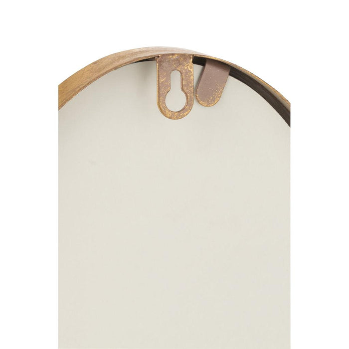 Spiegel Abstract MDF/Glas Goud S 2.5x33x73 cm-Spiegels-J-Line