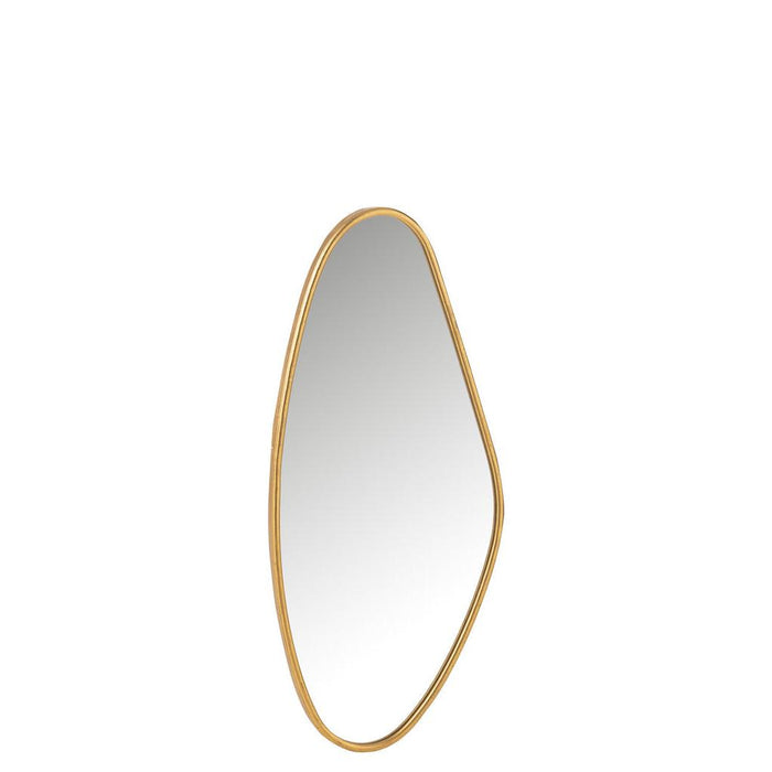 Spiegel Abstract MDF/Glas Goud S 2.5x33x73 cm-Spiegels-J-Line
