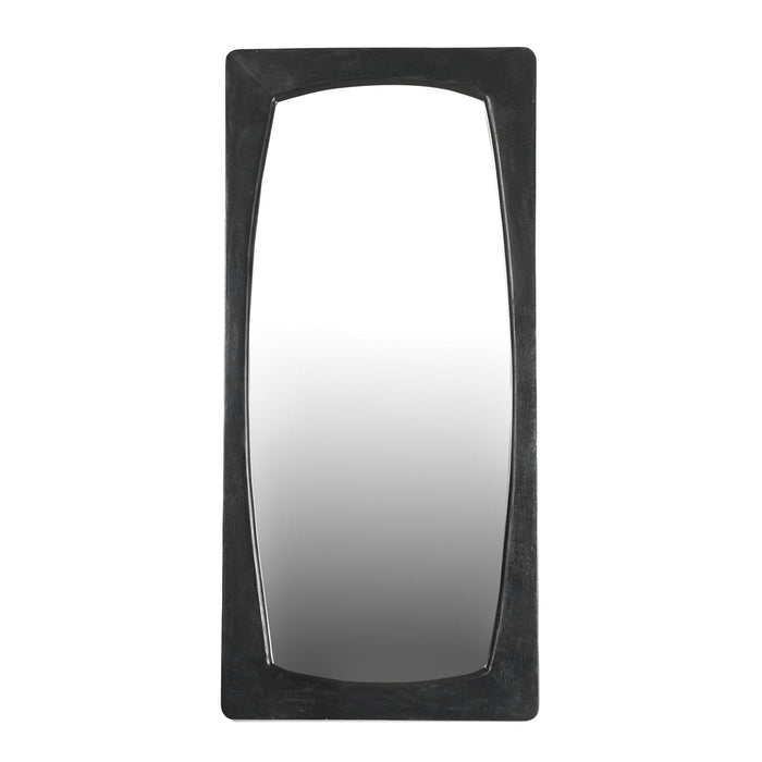 Spiegel Alain Black Zwart 53 cm 53x3x113 cm-Spiegels-Livingfurn