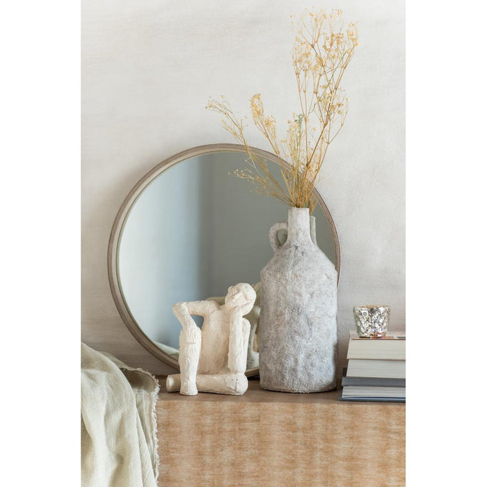 Spiegel Beige Glas Rond 40 cm 40x40x3.5 cm-Spiegels-J-Line