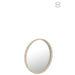 Spiegel Beige Glas Rond 40 cm 40x40x3.5 cm-Spiegels-J-Line