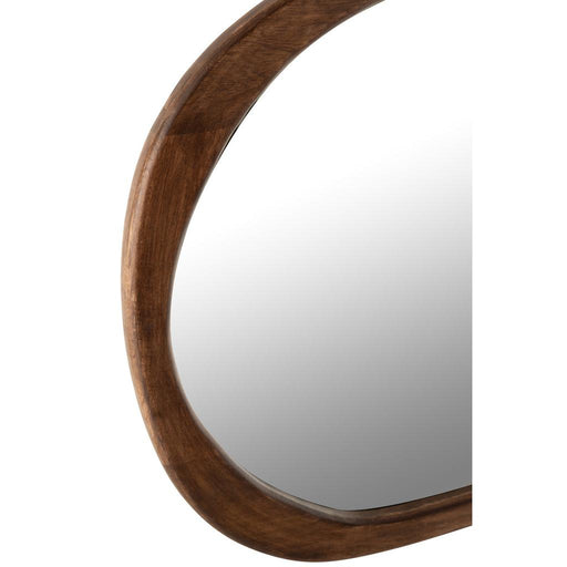 Spiegel Bruin Mangohout hout L 3.5x51x83 cm-Spiegels-J-Line