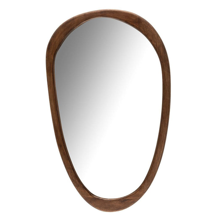 Spiegel Bruin Mangohout hout L 3.5x51x83 cm-Spiegels-J-Line