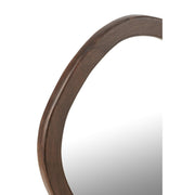 Spiegel Bruin Mangohout hout S 2.5x40x39 cm-Spiegels-J-Line