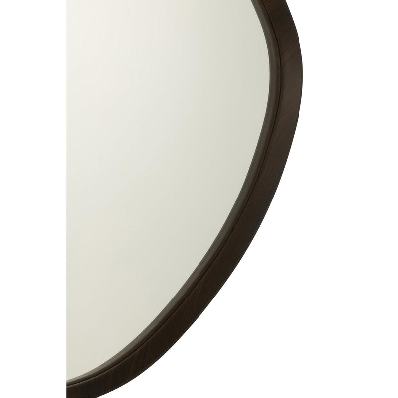 Spiegel Bruin Mirror L 79 cm 79x88x4.8 cm-Spiegels-J-Line