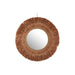 Spiegel Bruin Mirror Rond 62 cm 61.5x61.5x2.5 cm-Spiegels-J-Line