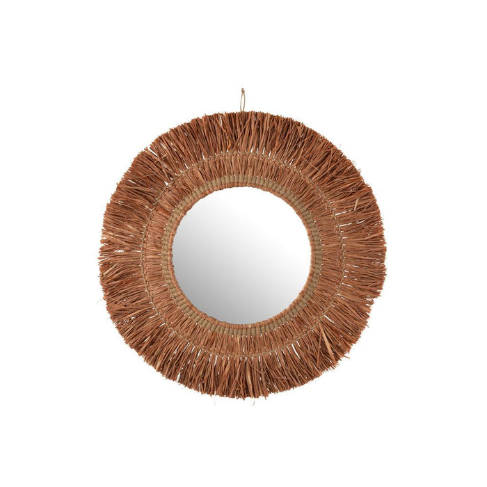 Spiegel Bruin Mirror Rond 62 cm-Spiegels-J-Line