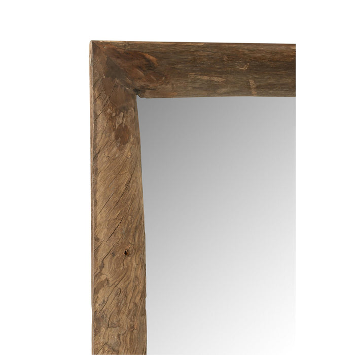 Spiegel Bruin Recycled hout Rechthoekig 90x176 cm-Spiegels-J-Line