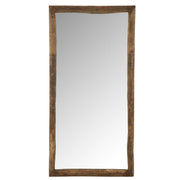 Spiegel Bruin Recycled hout Rechthoekig 90x176 cm-Spiegels-J-Line