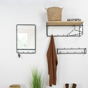 Spiegel CLINT Spiegel Zwart Ø 72 cm-Spiegels-Spinder