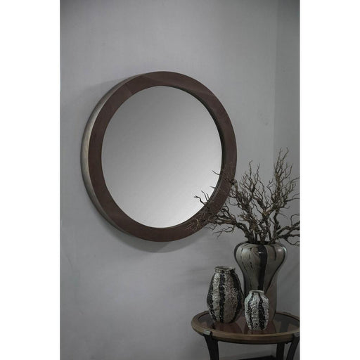 Spiegel Channel Hout Beige 100 cm-Spiegels-PTMD