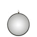 Spiegel Curved Metaal Zwart L 4x61x69 cm-Spiegels-J-Line