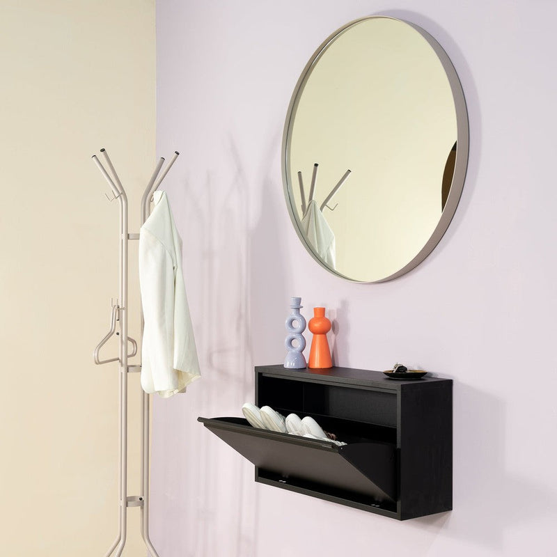 Spiegel DONNA 5 Rond Silky Taupe 90cm Spinder Design-Spiegels-Spinder