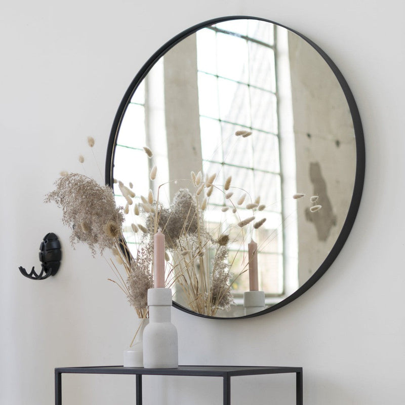 Spiegel DONNA 5 Rond Zwart 90cm Spinder Design-Spiegels-Spinder