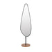 Spiegel Dropz Metaal Zwart 35x40 cm-Spiegels-Creating Home