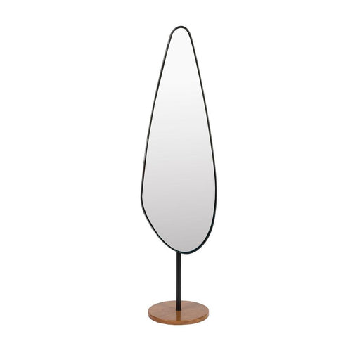Spiegel Dropz Metaal Zwart 35x40 cm-Spiegels-Creating Home