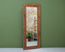 Spiegel Erosie Teakhout Naturel hout 80x4 cm-Spiegels-Livingfurn