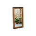 Spiegel Erosie Teakhout Naturel hout 80x4 cm-Spiegels-Livingfurn
