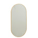 Spiegel Goud Aluminium Ovaal 100x50 cm-Spiegels-J-Line
