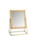 Spiegel Goud Aluminium Vierkant 20x34 cm-Spiegels-J-Line