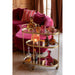 Spiegel Goud Mdf Ovaal 33x71 cm-Spiegels-J-Line