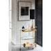 Spiegel Goud Mdf Ovaal 33x71 cm-Spiegels-J-Line