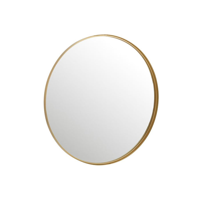 Spiegel Goud Metaal Rond 110 cm 110x110x4 cm-Spiegels-J-Line